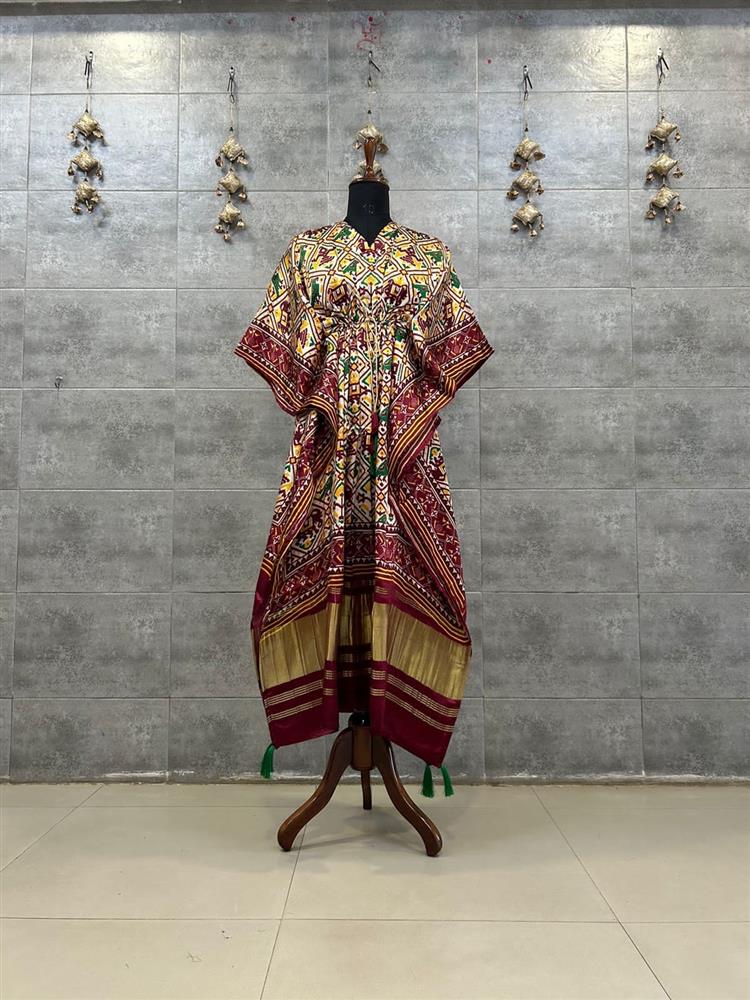 Gajji silk Kaftan