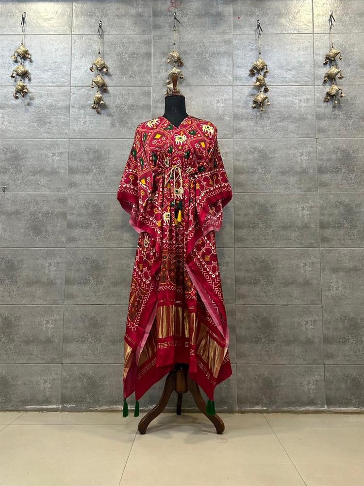 Gajji silk Kaftan