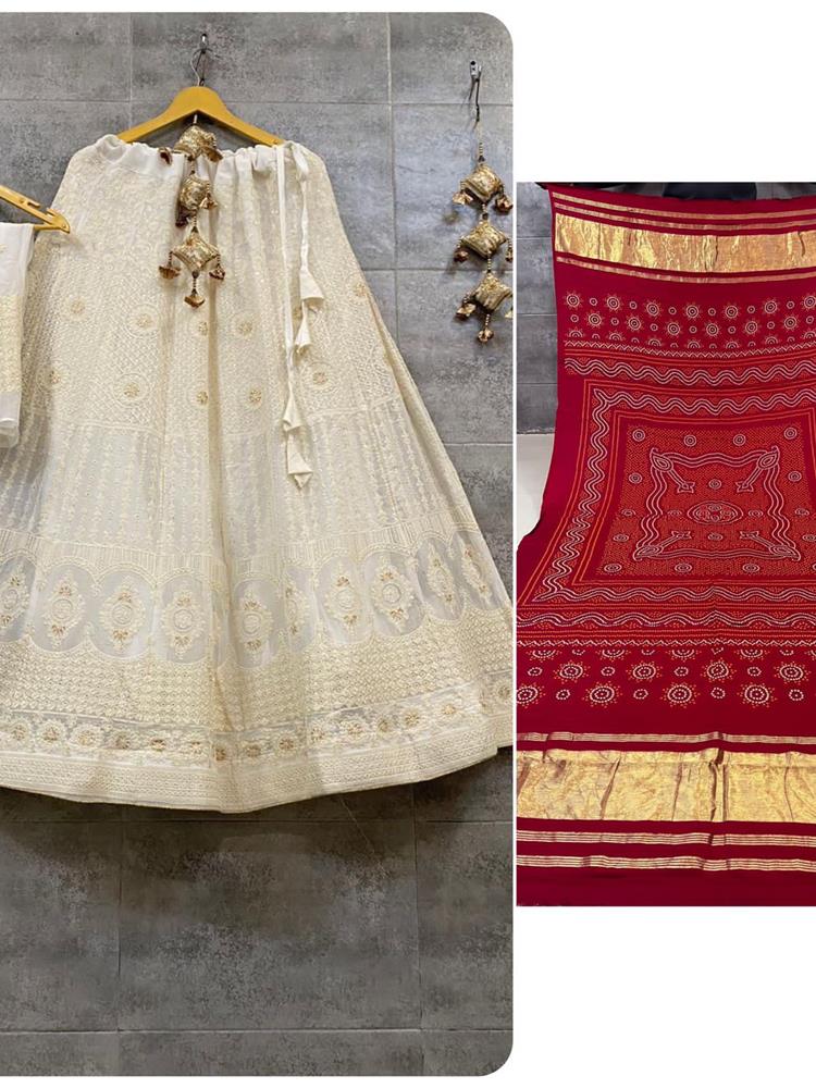 Chikankari Lehnga 