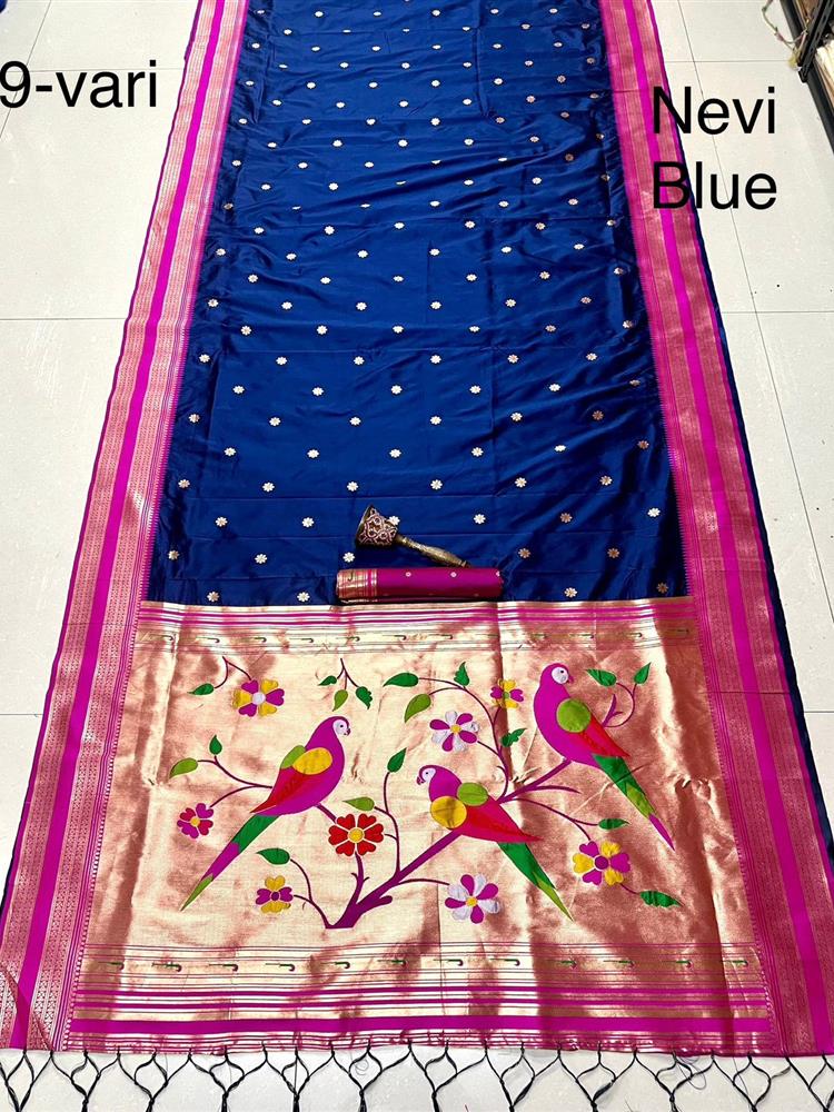 9 Yard Paithani Saree