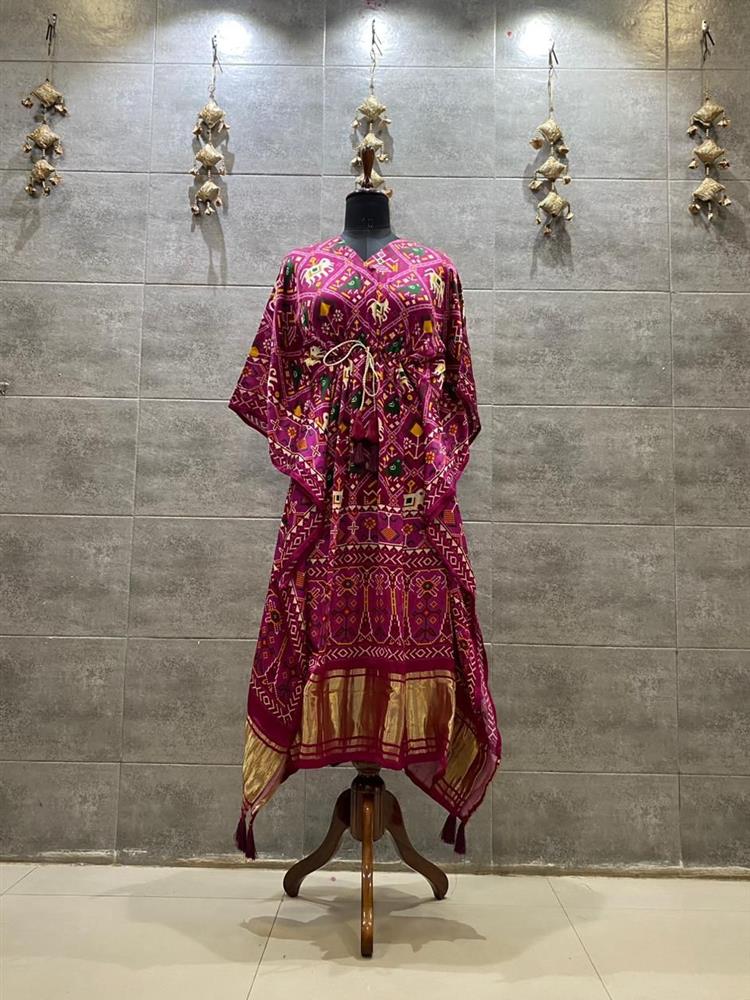 Gajji silk Kaftan