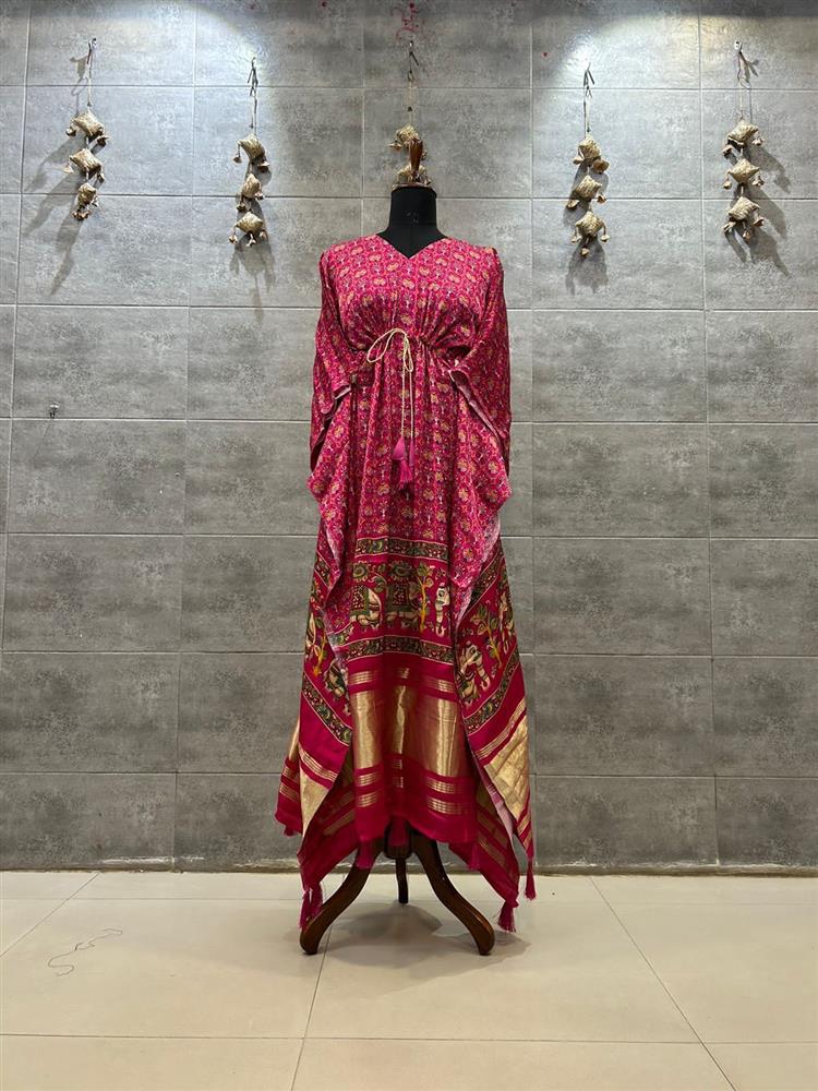 Gajji silk Kaftan