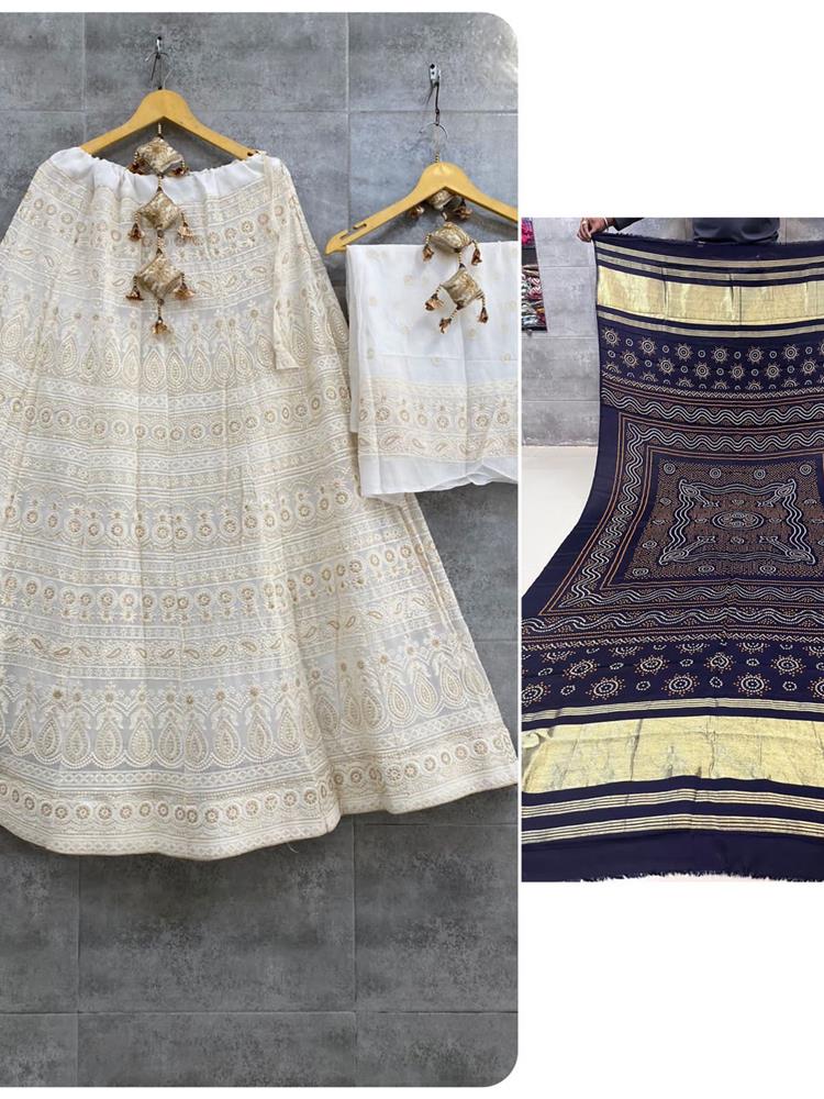Chikankari Lehnga 