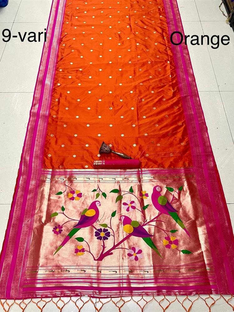 9 Yard Paithani Saree