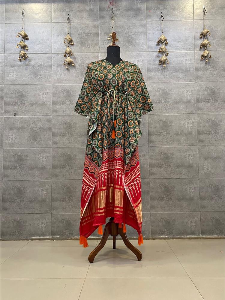 Gajji silk Kaftan