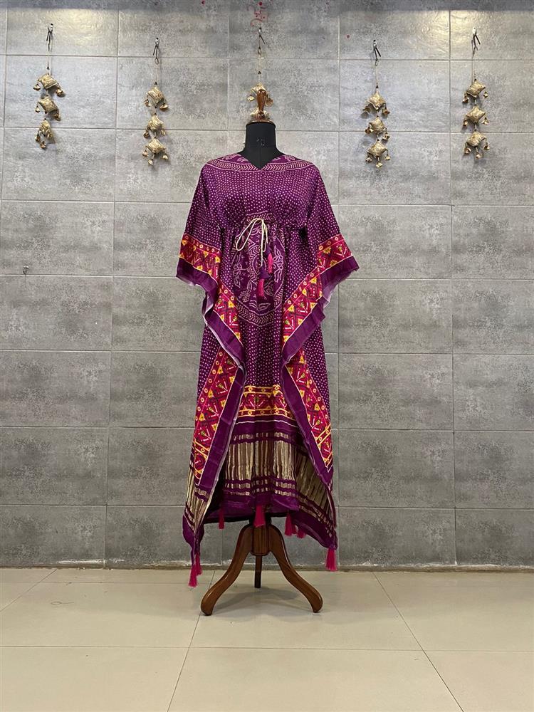 Gajji silk Kaftan