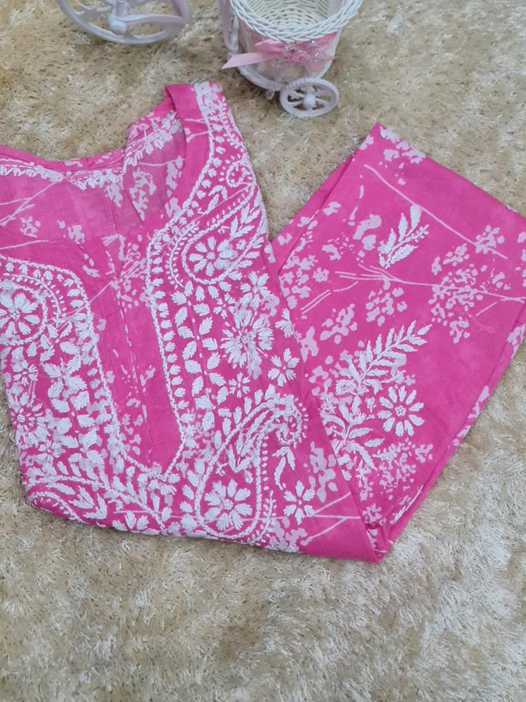 Chikankari Printed Kurti