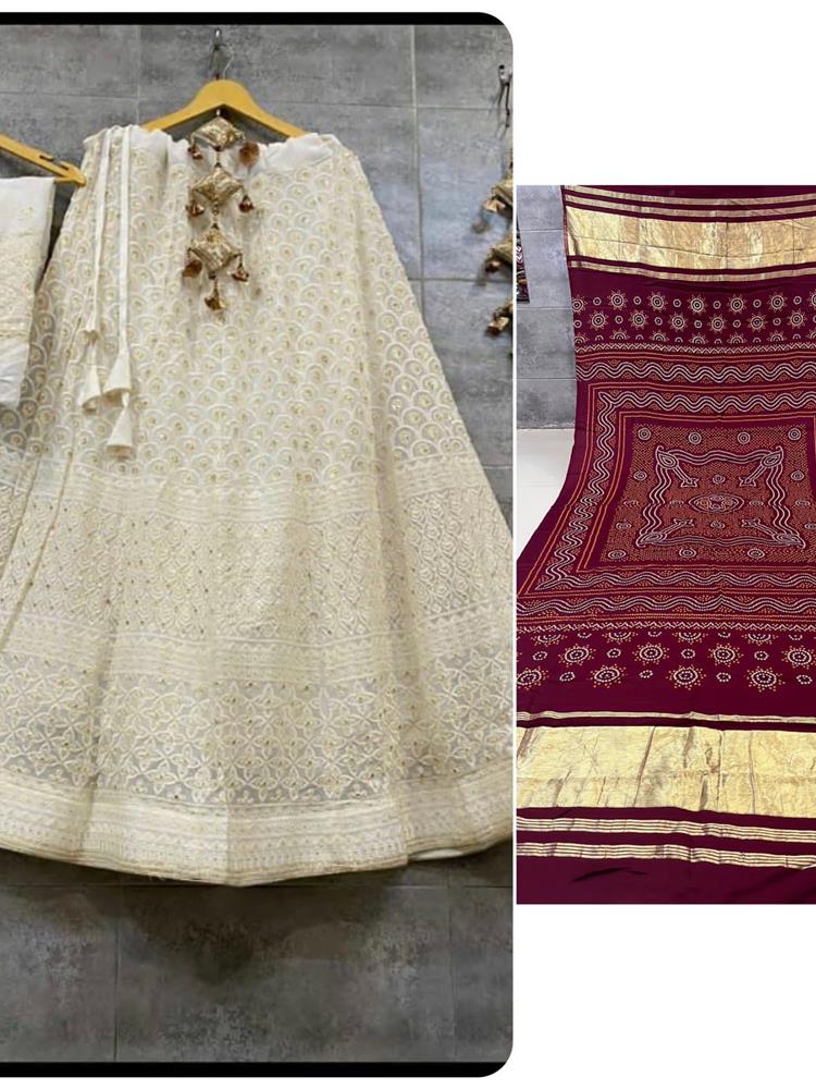 Chikankari Lehnga 