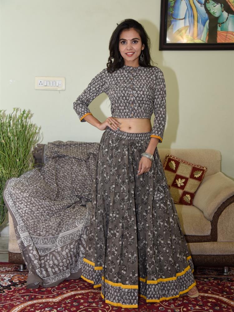 Bangru Print Lehngha