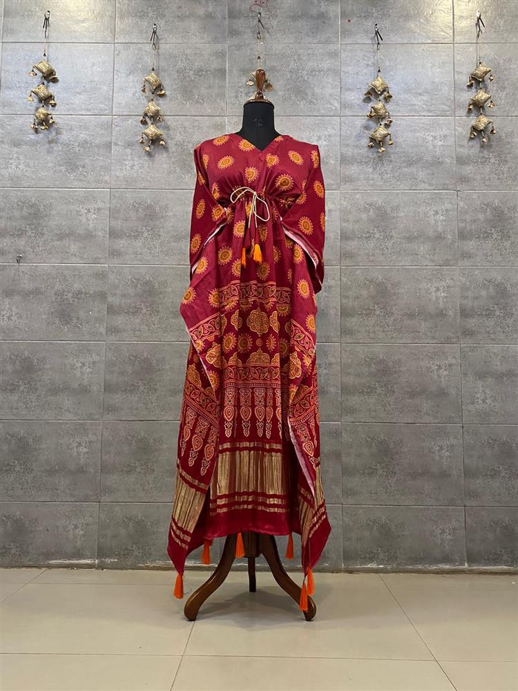 Gajji silk Kaftan