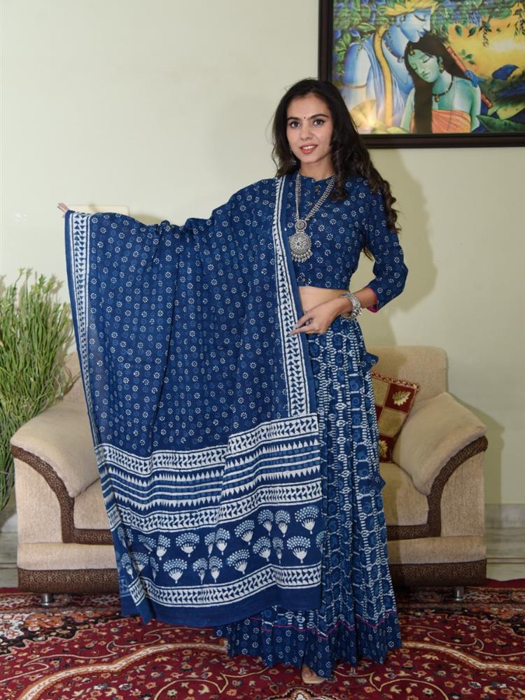 Bangru Print Lehngha