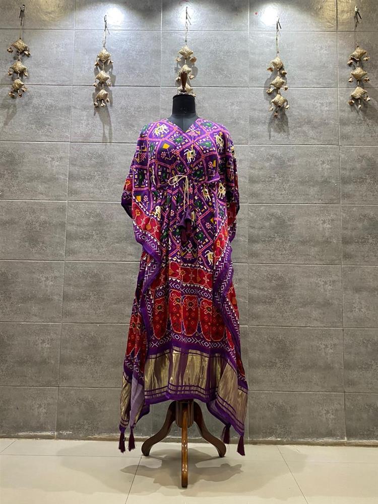 Gajji silk Kaftan
