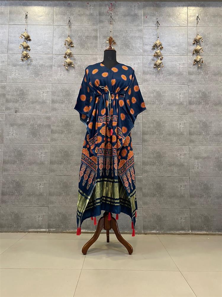 Gajji silk Kaftan