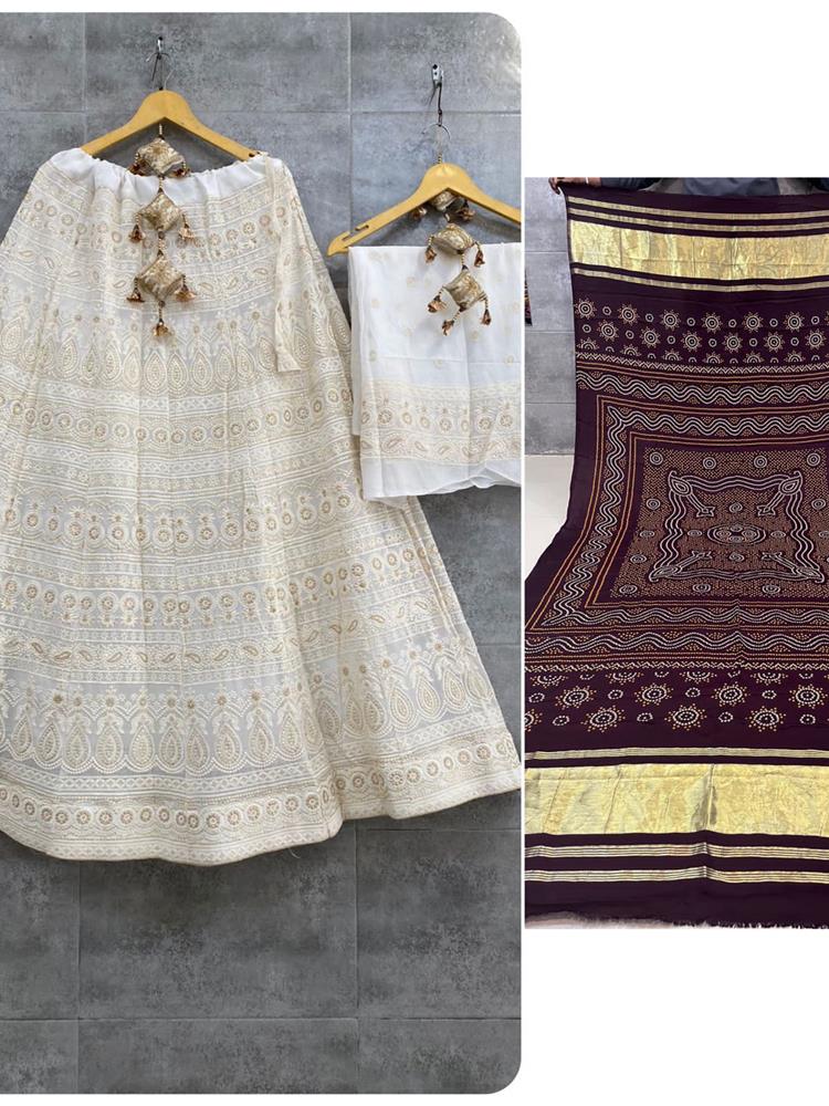 Chikankari Lehnga 