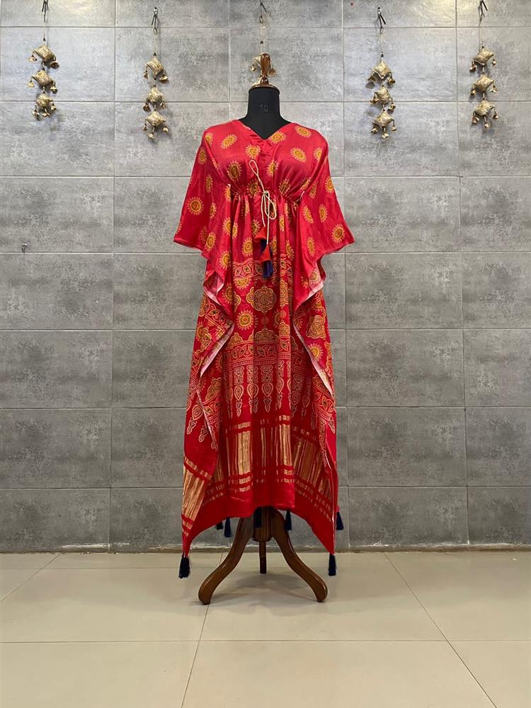 Gajji silk Kaftan