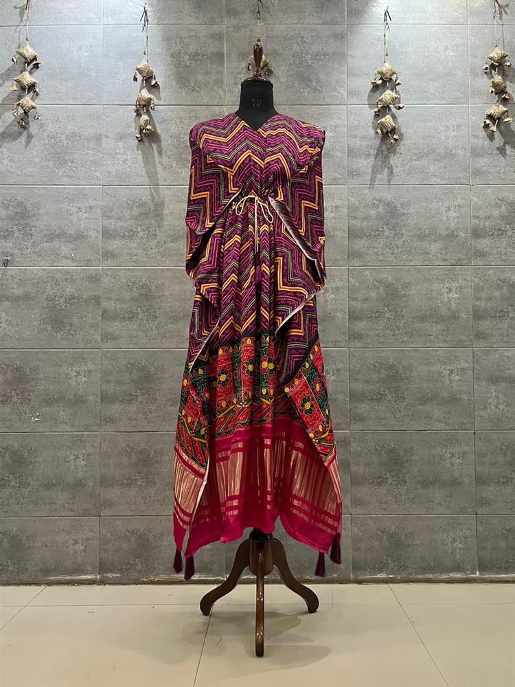 Gajji silk Kaftan