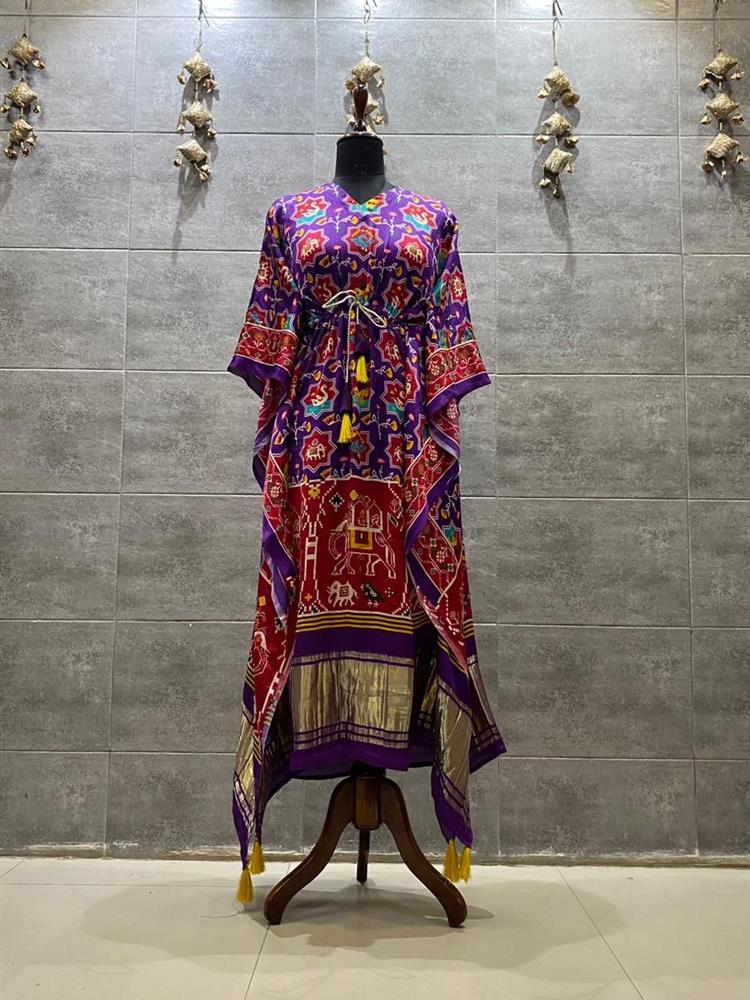 Gajji silk Kaftan