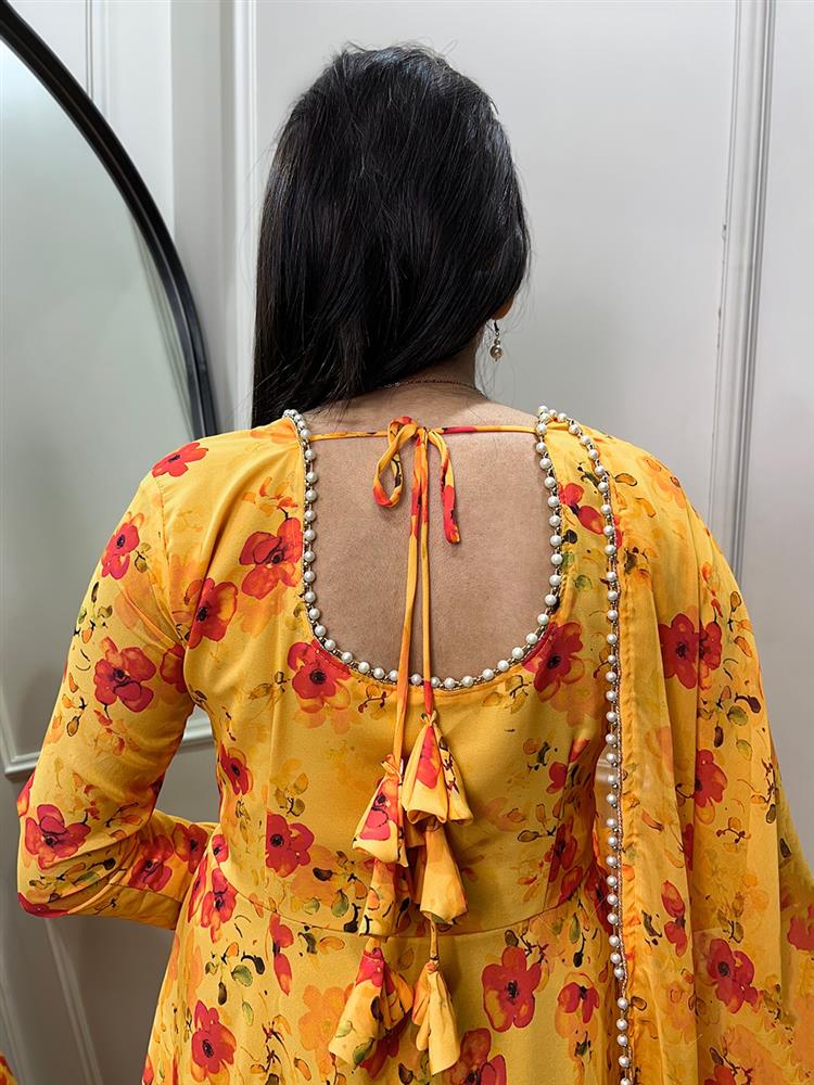 Anarkali Gown dupatta