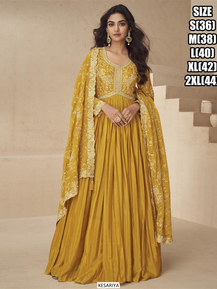 Floor Length Ethnic Gown 