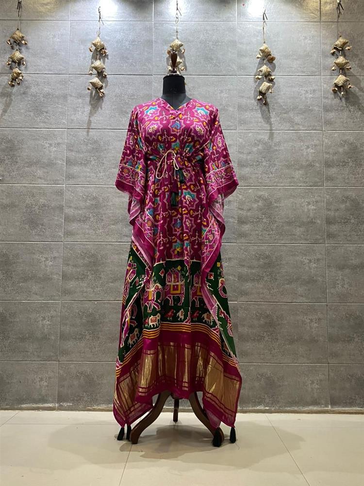 Gajji silk Kaftan