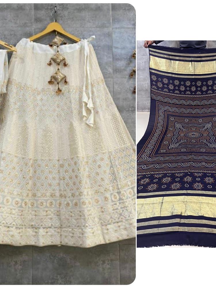 Chikankari Lehnga 