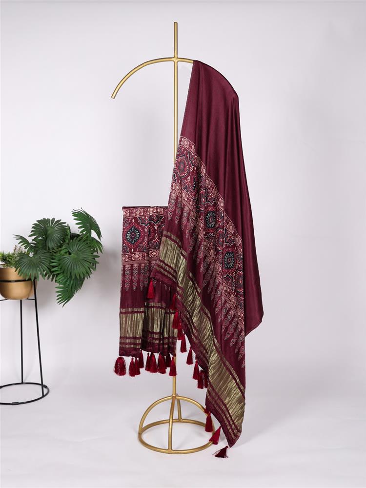 Pure Gajji Silk Dupatta 