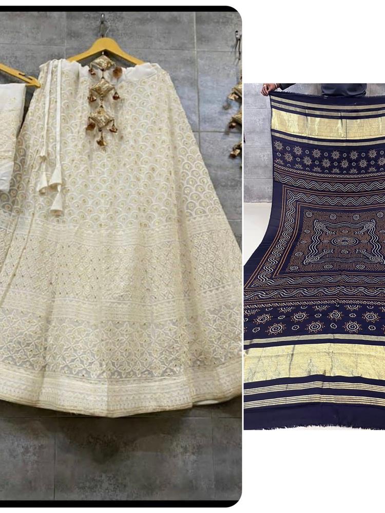 Chikankari Lehnga 