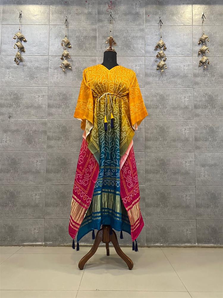 Gajji silk Kaftan